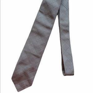 Vintage Polo Ralph Lauren Black & White Silk Tie